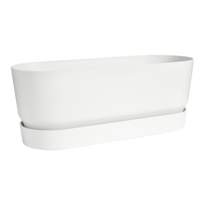 greenville pflanzgefäß lang 50cm weiss